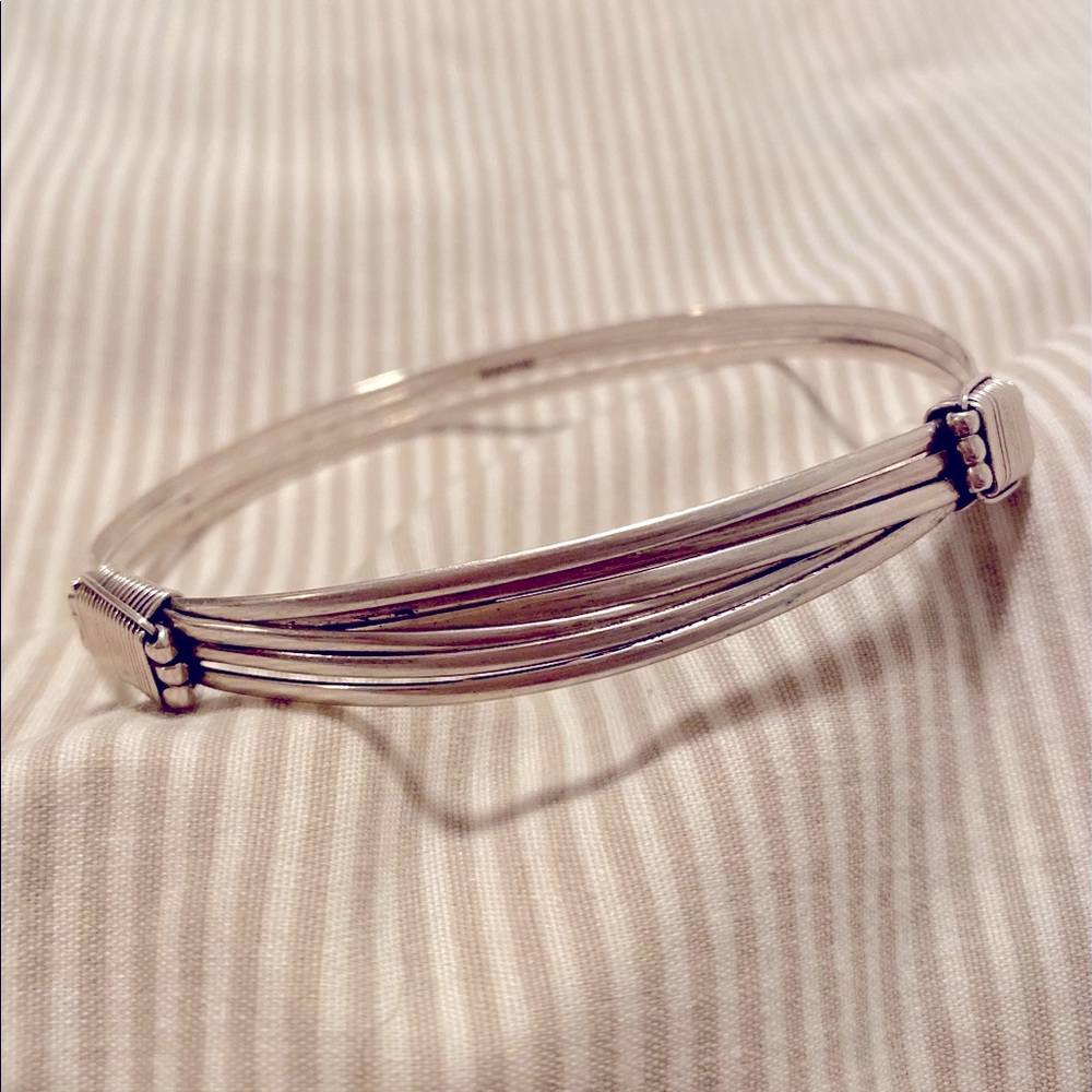 Sterling Silver Wire Adjustable Bracelet